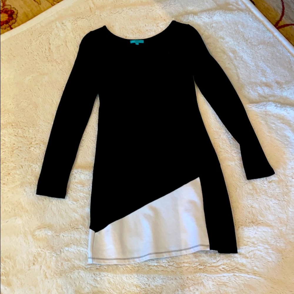 Black and white dress